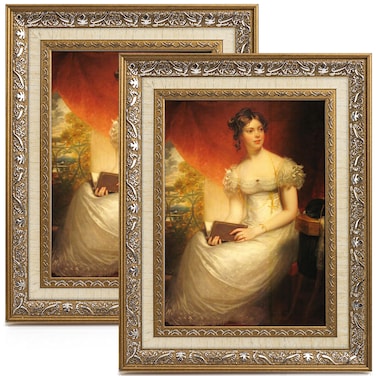 Esdallina 8x10 Picture Frames (2 Pack) Retro Designed Photo Frame Classic Simple Home Office Decor