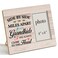 Grandparents Gifts, Grandpa Grandma Gifts, Photo Frame Gifts for Grandparents Grandpa Grandma, Side by Side or Miles Apart Grandkids are Always Close to the Heart Picture Frame (Photo 4x6 Inches)