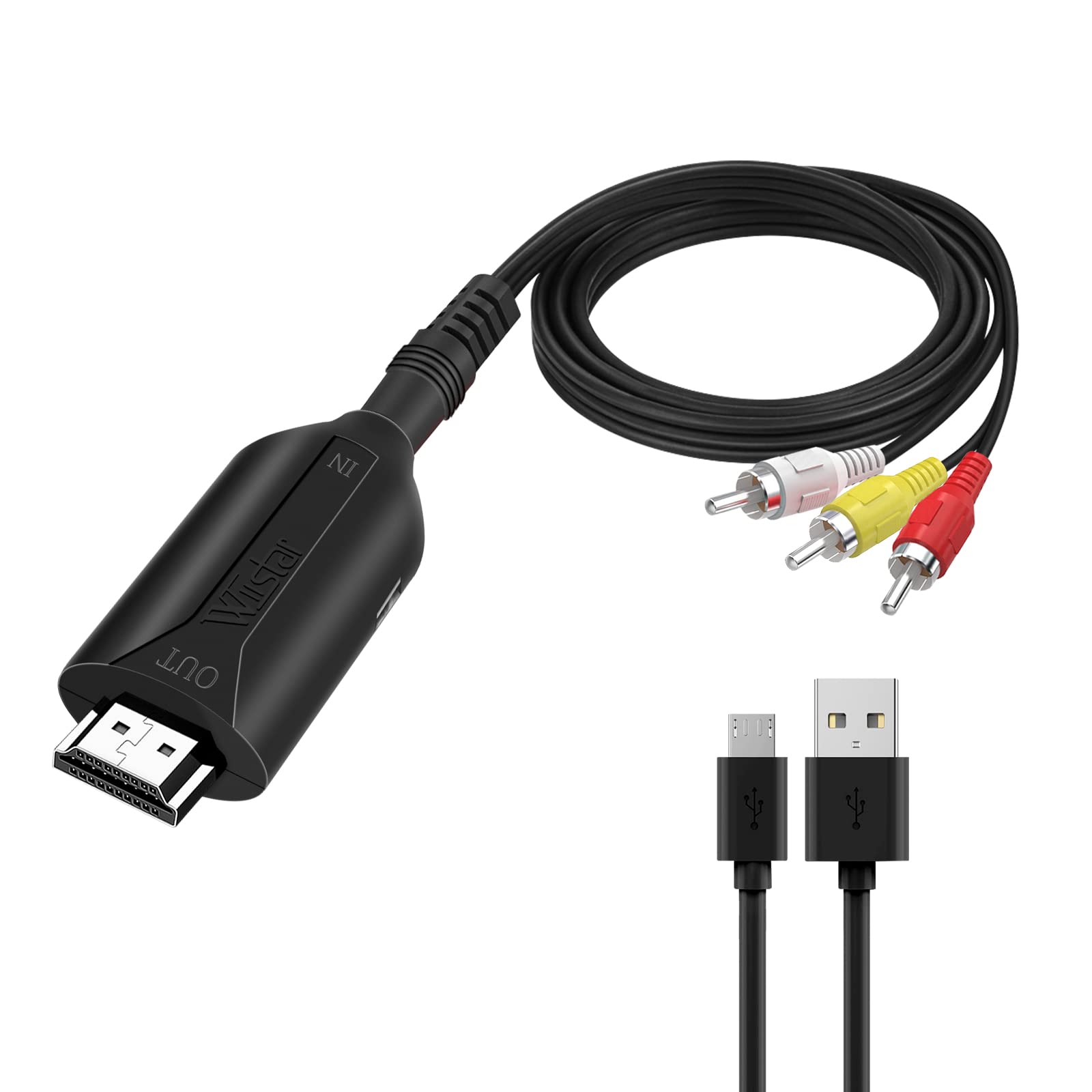 إتش دي صن دبليو إس تي دي Hdsunwstd AV2hdmi Adapter hdmi