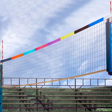 Libima Volleyball Setter Training Equipment Volleyball Net Zone Portable Volleyball Training Equipment Volleyball Net Outdoor for Hitting Practice Outdoor Indoor Backyard Training Aid Equipment