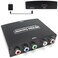 YOTOCAP Component to HDMI Converter, YPbPr+L/Audio HD Video Converter 5RCA RGB to HDMI Converter Adapter, Support HD 1080P, DTS, Dolby Digital