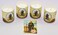 4 Saint Peregrine Votive Candles with Prayer &amp; St Peregrine Relic Card.