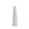 Tall White Ceramic Bud Vase Single Flower Small Bud Decorative Floral Vase Home Centerpiece Modern Minimalism Vase for Shelf Decor