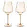 Acrylic Colored Wine Glasses   2 Set   Shatterproof Tritan Drinkware, Unbreakable - European Design BPA-free plastic, Reusable, All Purpose Glassware, Floats on Water, Hand Wash 15oz (Muted Beige Tan)