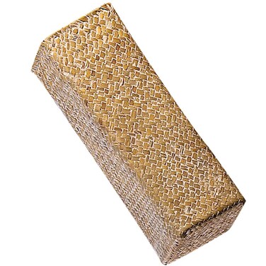 Boho Vase Rattan Woven Flowers Bottle Rustic Dry Container Decorative Floral Bottle Home Office Decor
