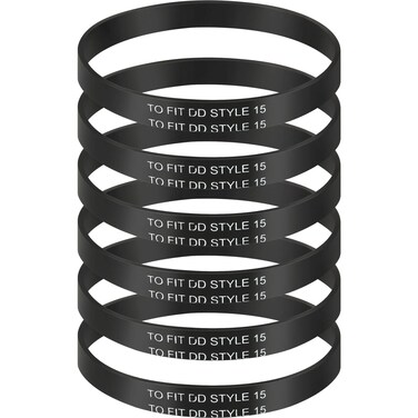 Honoson 6 Pieces Style 15 Replacement Belts Compatible with Dirt Devil Royal Upright Vacuum Cleaner