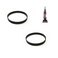 CPAI Replacement Belts for Hoover WindTunnel XL Pet Vacuum,Compatible with Models UH71107,UH71105,UH71105DI,UH71100,UH71120,Parts 562932001 (2 Belt)