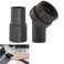 TQEONKL Vacuum Brush, Vacuum Attachment Round Dust Brush Horse Hair with Universal Connector, 1.25 Inch Brush Replacement with 1.25 to 1.37 Inch Vacuum Hose Adapter Tool for Standard Hose