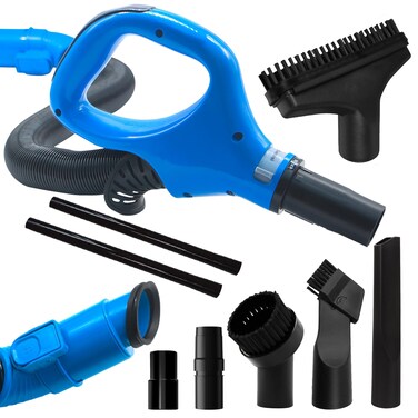 Aolleteau Hose Handle with Hose, Crevice Tool, Dust Brushes, Vacuum Hose Adapters Compatible with Shark Navigator Lift-Away Upright Vacuums ZU561, ZU562, ZU560 Blue, CU520, UV650 and UV725