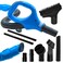 Aolleteau Hose Handle with Hose, Crevice Tool, Dust Brushes, Vacuum Hose Adapters Compatible with Shark Navigator Lift-Away Upright Vacuums ZU561, ZU562, ZU560 Blue, CU520, UV650 and UV725
