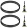 Vacuum Belts Replacement for Bissell Pet Hair Eraser Upright Vacuum Cleaner, Vacuum Cleaner Belts Replace Part 1608840, Fit Models: 1650, 1650A, 2281, 2475, 2461, 24613, 27909, 2790, 2817, 2087, 20874