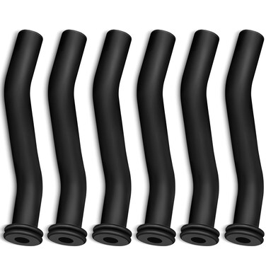 Tondiamo 6 Pieces 596163 Vacuum Hose Compatible with Briggs and Stratton, Black