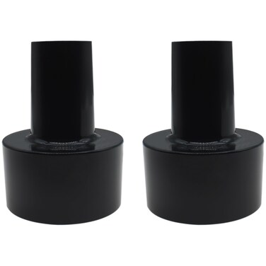 LBTODH 2PCS Vacuum Cleaner Hose Adapters Universal Black Vacuum Cleaner Replacement Accessories for Wet Dry Shop Vac Cleaner