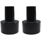LBTODH 2PCS Vacuum Cleaner Hose Adapters Universal Black Vacuum Cleaner Replacement Accessories for Wet Dry Shop Vac Cleaner