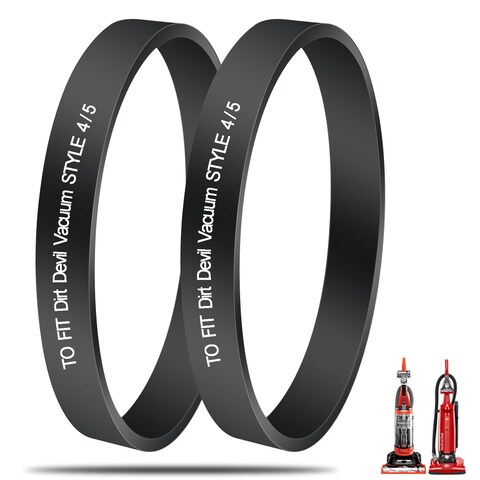 Vacuum Belt Replacement for Dirt Devil Style 4/5 Featherlite/Powerlite/Swivel Glide/Power Max Pet Upright Vacuum Cleaner, Compatible with Models: Parts 3720310001, 1540310001 and 1LU0310X00