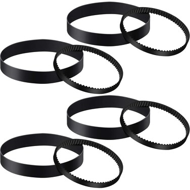 Honoson 4 Sets 6960W Belt Replacements Compatible with Bissell ProHeat 2X, 0150621 2150628 Vacuum Cleaner Replacement Rubber Belts Pump and Roller Brush Belt Sets Compatible with Bissell