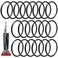 30563B Vacuum Belt for Sanitaire Eureka Commercial Upright Vacuum Cleaner, 66100 Round Vacuum Cleaner Belts for Sanitaire Eureka Style RD, SC679, SC684, SC688, SC886, SC887, SC888, SC899-20 Pack