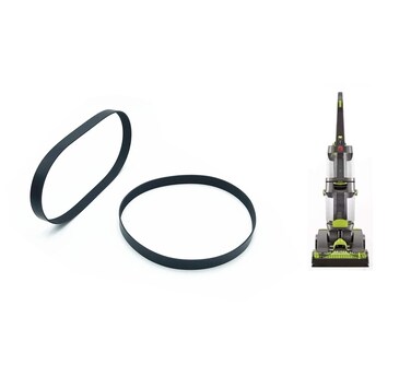 Part 440005536,Replacement Belts for Hoover Dual Power Max Carpet Vacuum Cleaner,Fits Models FH51000,FH51001,FH51002,FH51010,FH54010,FH51000RM,FH51000NC,FH51001,FH54000 (Pack of 2)