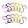 esowemsn 12pcs(2 Packs) S Shaped Colorded Plastic Hanging Hooks,Shirt/Towel/Dress/Clothes Hanger Hook Home Kitchen Accessories (12)