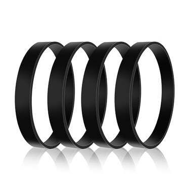 0300604 Vacuum Belts for Oreck Vacuum Cleaner, Replacement Belt Parts for Oreck XL Upright Vacuum Cleaner (4 Pack)