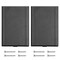 HASMX 775590BLK Central Vacuum Inlet Valve for Low Voltage Hoses, Part Number 775590BLK, 775590B Full Door Central Vacuum Wall Plate Inlet Low Voltage Inlet Black (2-Pack)