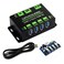 Waveshare 4-Ch USB 3.2 Gen1 HUB, Compatible with Windows, macOS, Linux and Android, Metal Case with Wall-Mount Support, Driver-Free, Plug-and-Play
