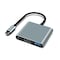 USBC to HDMI Adapter, for iPhone 15&#39; USB C Digital AV Adapter Multi-Port AV Adapter with 4K HDMI Output USB 3.0 Port and USB-C Fast Charging Port Compatible with MacBook Pro, iPad Air