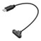 JSADZKJ USB 2.0 Tyep C Panel Mount Adapter Cable 90 Degree Angle USB C Male to Female Extension CableUSB 2.0 Type C Cable with Panel Mount Screw for Laptop, Tablet, Mobile Phone 1ft/30cm