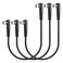 USB C to USB C Cable 100W 1ft 3 Pack 90 Degree Type C Cable Nylon Braided Right Angle USBC Fast Charging Cable Compatible with MacBook Pro 2021, iPad Pro 2021, Samsung, Pixel, LG