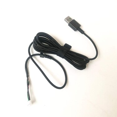 LZYDD USB Mouse Cable Mice Line for Razer Mamba Elite TE Tournament Edition Replacement Snakeskin Outer Braided Wire