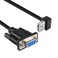MEIRIYFA USB Female to RS-232 DB9 Female Adapter Cable,USB 2.0 to Serial RS232 DB9(9-pin) Converter Cable for Cashier Register, Modem, Scanner, Digital Cameras - 30cm
