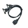 Seadream 2 Port Panel Mount USB 3.0 Cable - USB 3.0 A to Motherboard 20 Pin Header Cable F/F with PCI Slot Plate Panel Expansion Bracket 50CM