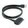 cablecc USB 2.0 Combo Dual Power 12V and 5V eSATAp Power ESATA to 22Pin SATA Cable for 2.5" 3.5" Hard Disk Drive 50cm
