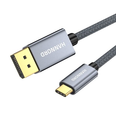 HANNORD USB C to DisplayPort Cable, 6.6 ft.