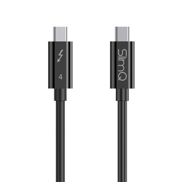 SlimQ USB Type-C to Tt 4 Cable 40Gbps 240W 8K/60Hz Cable Compatible with Thunderbolt 4 (1M / 3.28 ft)