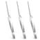 3 Pcs Reverse Tweezers Cross Locking Tweezer for Crafting Electronics Tweezers Reverse Action Tweezers Stainless Steel Reverse Tweezers for Crafting Jewelry Making Repair