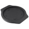 Sanbege Stone Bowl Trivet, 8.5" Melamine Skillet Underliner, Dolsot Tray with Handles for Korean Ceramic Bowl, Casserole, Hot Pot, Steak Grill Plate, Sizzler Pan (Black)