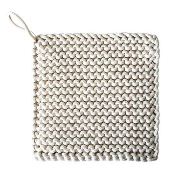 OSALADI Japanese Pot Holders Crochet Woven Hot Dishes Pans Mat Weave Cotton Trivets for Hot Dishes Hot Pot Holders &iuml;&frac14;&circ; 12CM &iuml;&frac14;&permil;