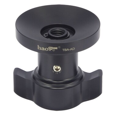 Haoge TBA-AD Tie Down Locking Handle Short Threaded Knob for Manfrotto Tripod Video Fluid Head Bowl Adapter MVH500A MVH502A 504HD 526 509HD 519