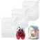 100 Pieces Shoe Bags for Travel, 12 x 16 Inch Large Clear Travel Shoe Bag Packing Drawstring Bags 4.72 Mil Thickness Plastic Waterproof Portable Shoe Bags Organizer Pouch with Rope for Men and Women