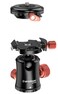 IFOOTAGE Komodo MP30 Ball Head,Metal 360&Acirc;&deg; Rotating Ball Head with Panoramic Quick Release Plate, Compatible with Digital SLR Cameras, Mirrorless Cameras and Digital Cameras &iuml;&frac14;&circ;Load 22lbs&iuml;&frac14;&permil;