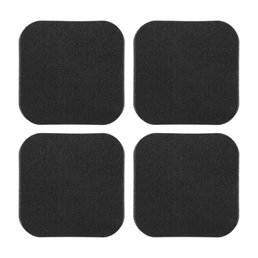 4Pcs Treadmill Mats, Coolrunner High Density Equipment Pads Noise Reduction for Floor Protection, Washing Machine Pads, Anti Vibration Rubber mats for Stationery Bike, Rowing Machine, Home Gym Station