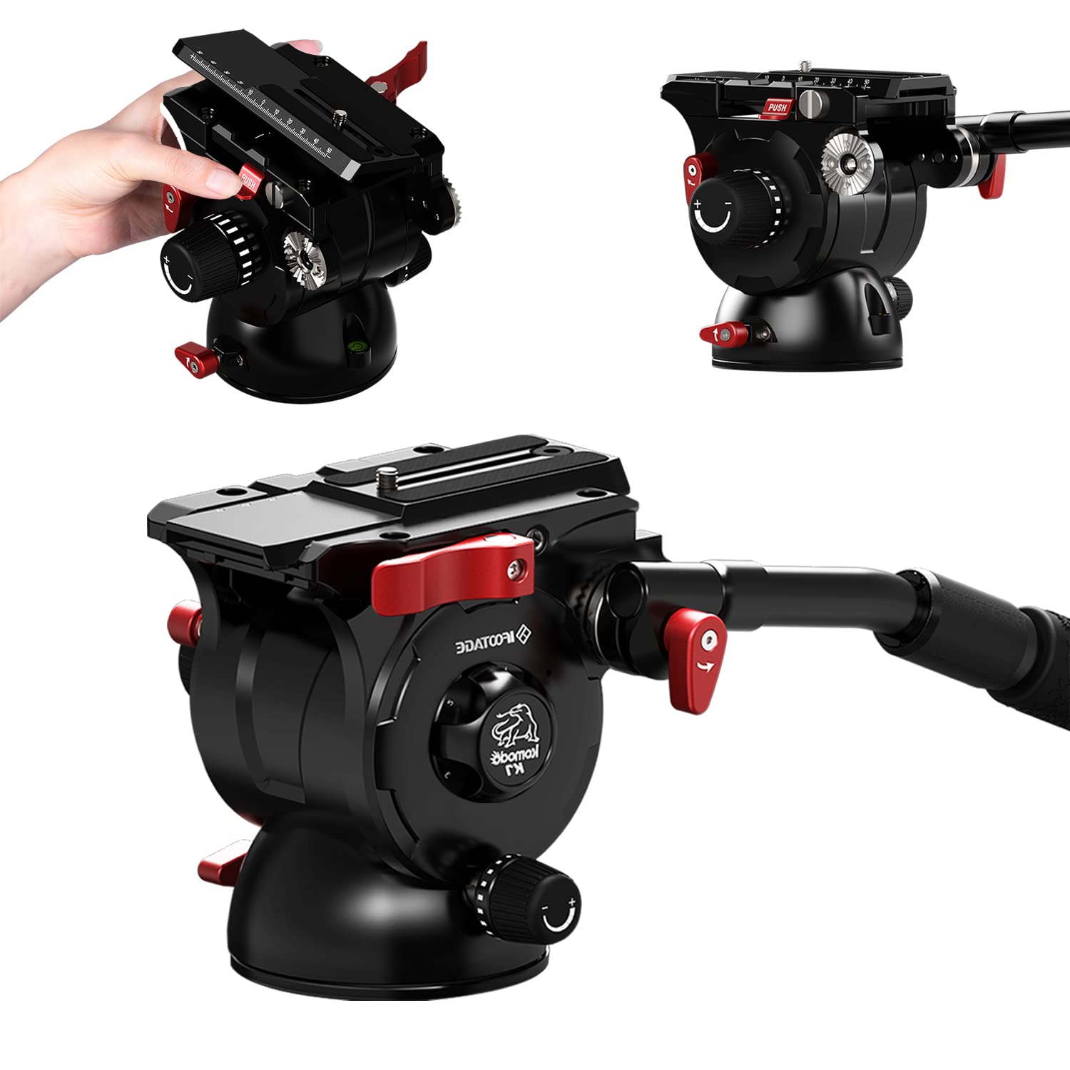 آي فوتيج Ifootage K7 Video Tripod Head 6985.3 g