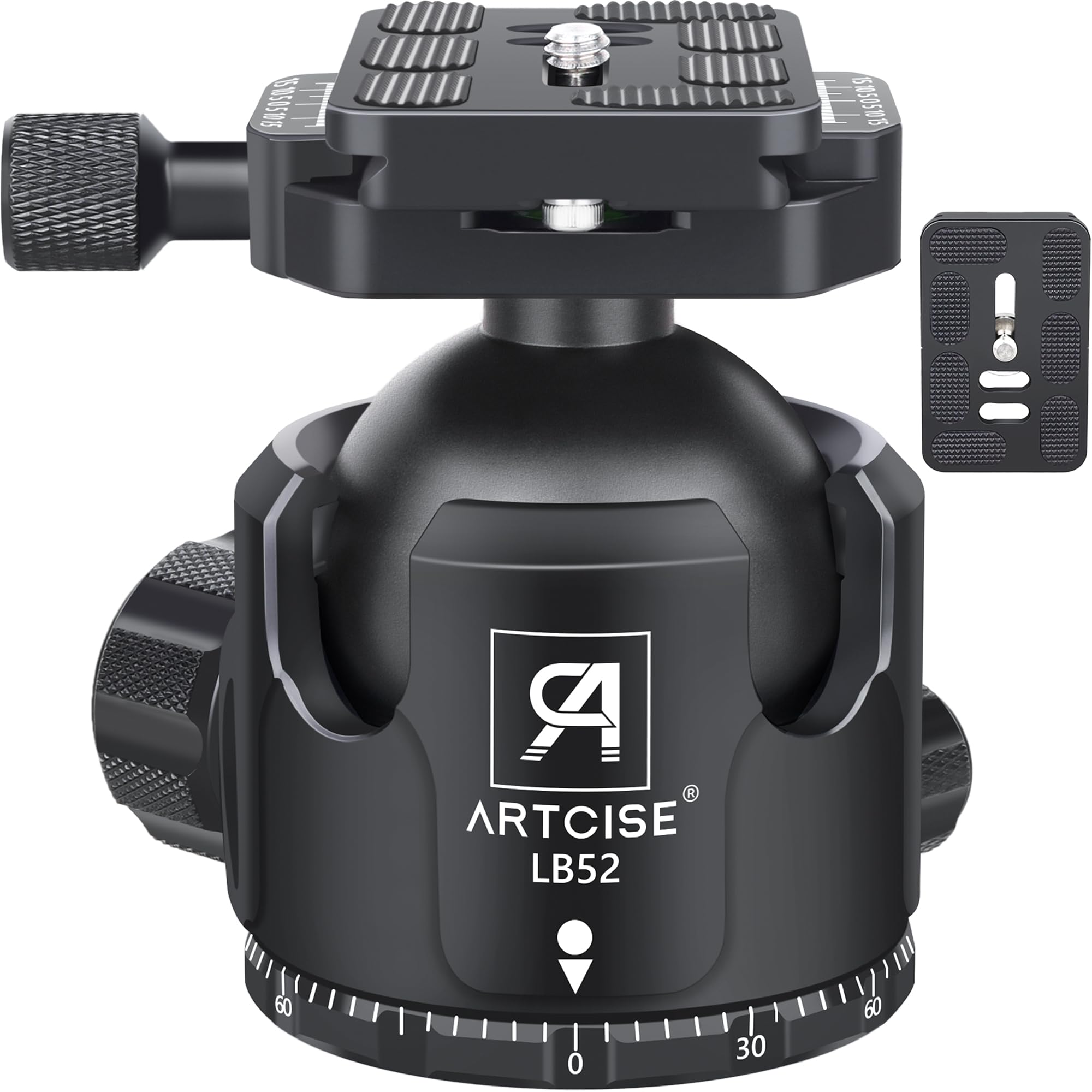 أرتسايز Artcise Low Profile Ball Head Tripod Mount Ball Head 30000 g