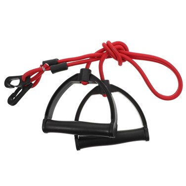 Garneck 1 Pair Stepper Rope Pulling Household Exercise Supplies Equipment Resistance Ropes Tension Latex for Treadmills of Accessories Elastic Belts Fitness Multifunctional Bands