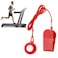 hoeslaw Treadmill Magnet Safety Key, 16mm Magnetic Lock Emergency Stop Replacement Key, Durable Sturdy Treadmill Universal Accessories Compatible with Most Brands, Easy Carry No Damage to Clothing