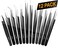 Tweezers, Precision Tweezer Set, Craft Tweezers, Soldering Tweezers, Jewelry Tweezers, Ingrown Tweezers, Eyelash Extension Tweezers, Eyebrow Tweezers - 12 Pack Super Valued Set with Handy Case