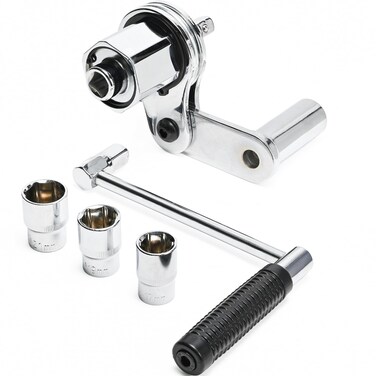 VQP Torque Multiplier Set 1/2&acirc;&euro; DR w/ 3 Sockets, Labor Saving Lug Nut Remover, Hand Lug Nut Wrench Kit, Portable Wrench Sockets Set (Max 680N/M, Upgraded 8-Point)