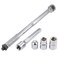 KATUR 5Pcs Drive Click Torque Wrench Set, Including 1/2 Inch Shank, 18.3 Inch Length, 125mm Extension Bar, 1/2 To 3/8 Adapter