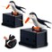 Suclain 2 Pieces Woodpecker Toothpick Holder Bird Toothpick Dispenser Bird Shape Toothpick Case Cute Funny Toothpick Box for Kitchen (White and Black)